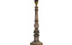Lampfötter-Hallbergs Oxford Lampfot 45cm Åldrat Trä