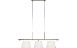 Avlånga Taklampor < Markslojd Oxford Taklampa 82,5cm Offwhite/Antik Mässing