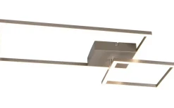 Plafonder-Reality Padella Plafond LED borstad stål 4000K