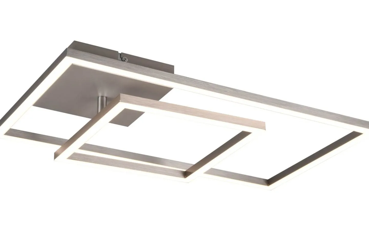 Plafonder-Reality Padella Plafond LED borstad stål 4000K
