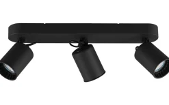 Avlånga Takspotlights|Takspot Med 3 Lampor-Trio Lighting Pago Spotlight 3-delad GU10 mattsvart