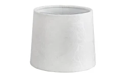 Mönstrade Lampskärmar-Oriva Paisley Lampskärm Ø16cm Sammet Vit