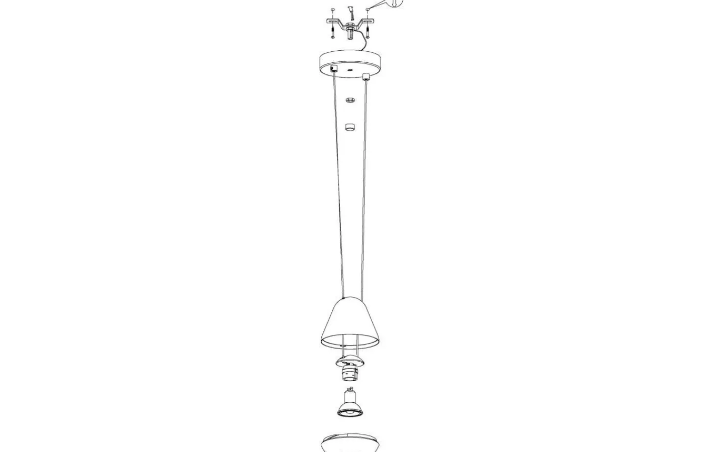 Fönsterlampor < Eglo Palbieta Fönsterlampa 11,5cm GU10 LED 3000K 3W Svart