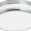 Badrumslampor Tak-Eglo Palermo Plafond 30cm LED 3000K 24W Krom IP44