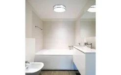 Badrumslampor Tak-Eglo Palermo Plafond 30cm LED 3000K 24W Krom IP44