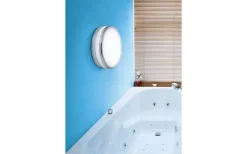 Badrumslampor Tak-Eglo Palermo Plafond 30cm LED 3000K 24W Krom IP44