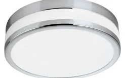 Badrumslampor Tak < Eglo Palermo Plafond 23cm LED 3000K 11W Krom IP44