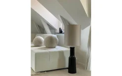 Lampfötter < Hallbergs Palma Lampfot 66cm Glossy Black
