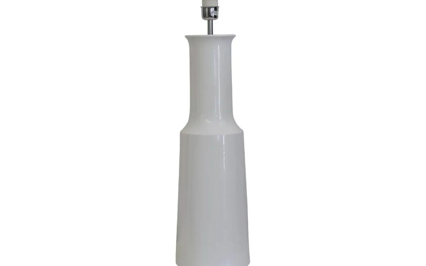 Lampfötter < Hallbergs Palma Lampfot 66cm Glossy White