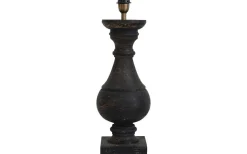 Lampfötter-Hallbergs Palmar Lampfot 59cm Vintage Svart