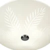 Hall & Trappa|Plafonder < Aneta Palmblad Plafond 50cm Vit/Stål