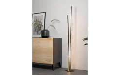 Golvlampor-Eglo Panagria Golvlampa 146cm LED 3000K 11,2+12,8W Natur