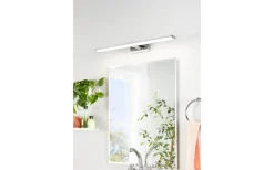 Badrumslampor Vägg-Eglo Pandella 1 Spegelbelysning 60cm 4000K 7,4W Krom IP44