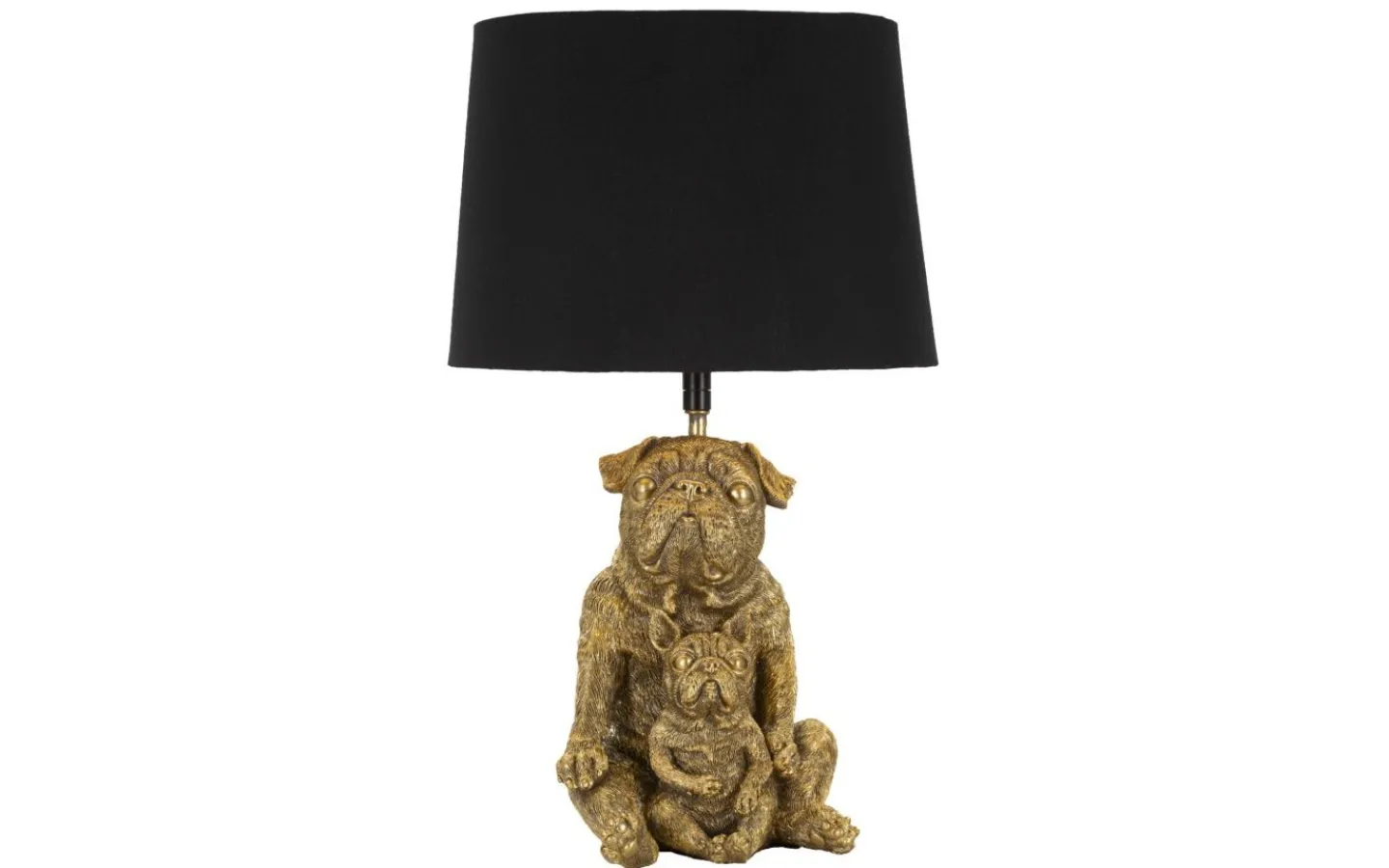 Bordslampor < Mauro Ferretti Paolo Bordslampa Hundar 43,8cm Guld/Svart