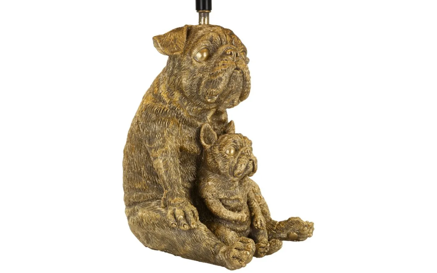 Bordslampor < Mauro Ferretti Paolo Bordslampa Hundar 43,8cm Guld/Svart