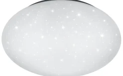 Badrumslampor Tak < Trio Lighting Paolo H2O Plafond LED 37cm vit stjärnljus IP44