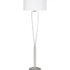 Golvlampor-Trio Lighting Paris II Golvlampa E27 borstat stål