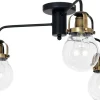 Plafonder-Hallbergs Paris Plafond 66cm Klarglas/Oxid