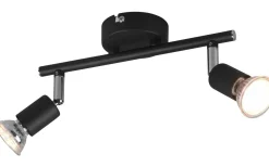 Takspot Med 2 Lampor < Reality Paris Spotlight 2-delad GU10 mattsvart