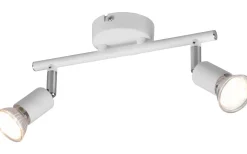 Takspot Med 2 Lampor < Reality Paris Spotlight 2-delad GU10 mattvit