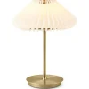 Uppladdningsbara Lampor Inomhus|Bordslampor-Halo Design Paris Uppladdningsbar Bordslampa 28cm Mässing/Vit
