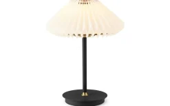 Uppladdningsbara Lampor Inomhus|Bordslampor-Halo Design Paris Uppladdningsbar Bordslampa 28cm Svart/Vit