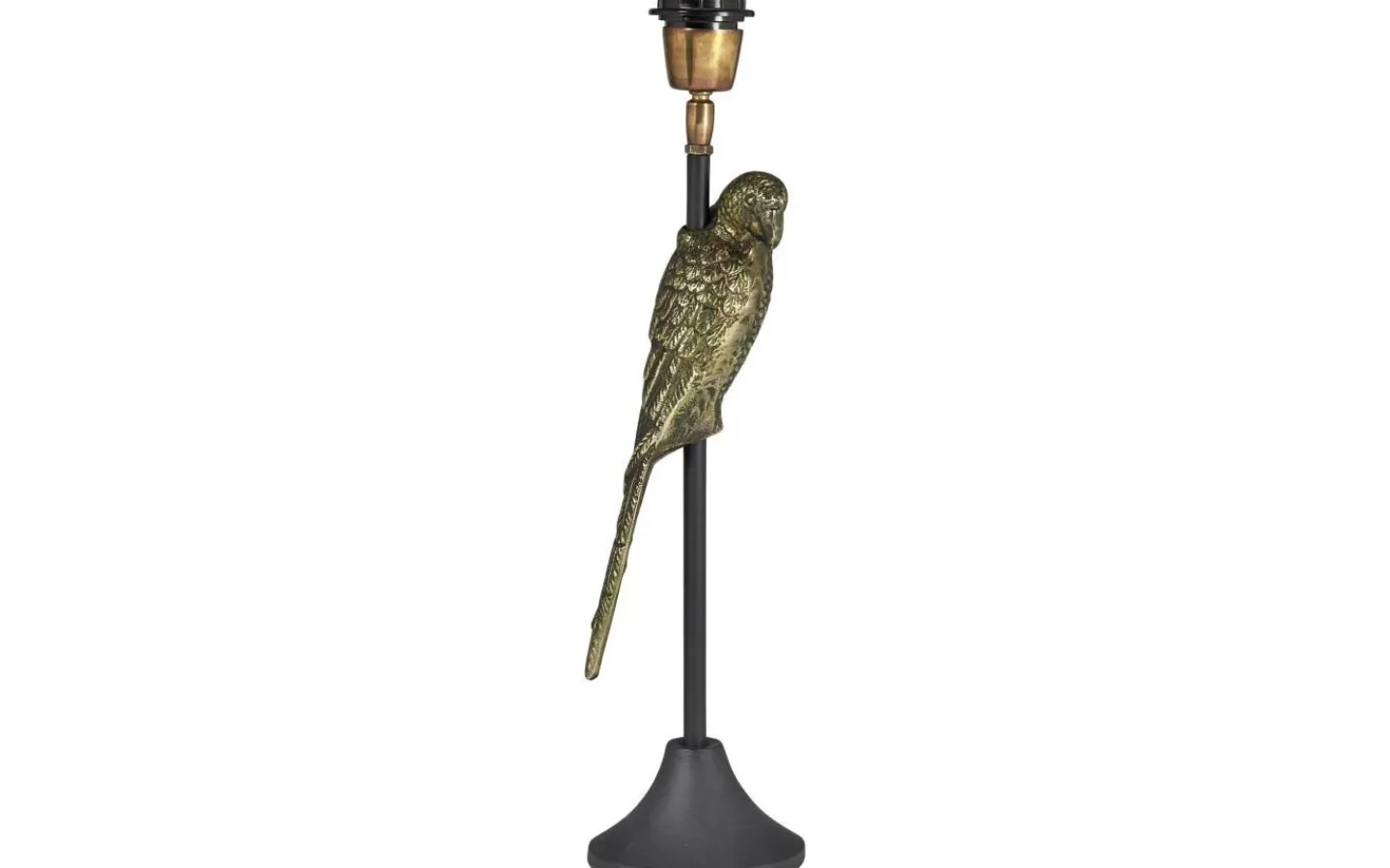 Lampfötter < PR Home Parrot Lampfot 41cm Antikmässing