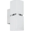 Lampetter < Eglo Passa Vägglampa LED 3000K 2x3W Krom/Vit