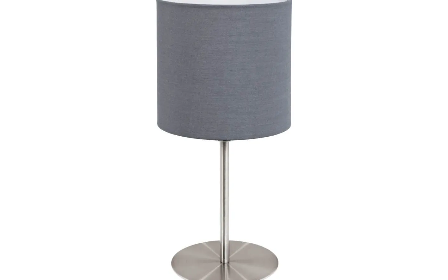 Bordslampor < Eglo Pasteri Bordslampa 40cm Nickel/Grå