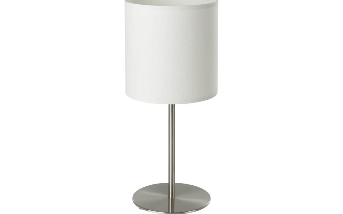 Bordslampor-Eglo Pasteri Bordslampa 40cm Nickel/Vit