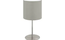 Bordslampor-Eglo Pasteri Bordslampa 40cm Nickel/Taupe