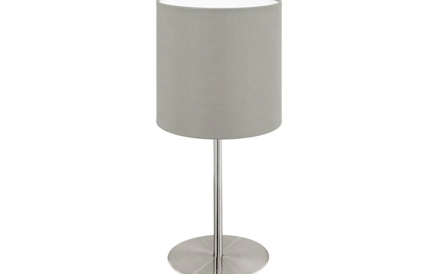 Bordslampor-Eglo Pasteri Bordslampa 40cm Nickel/Taupe