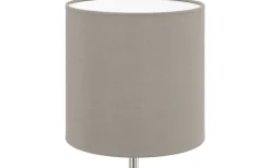 Bordslampor-Eglo Pasteri Bordslampa 40cm Nickel/Taupe