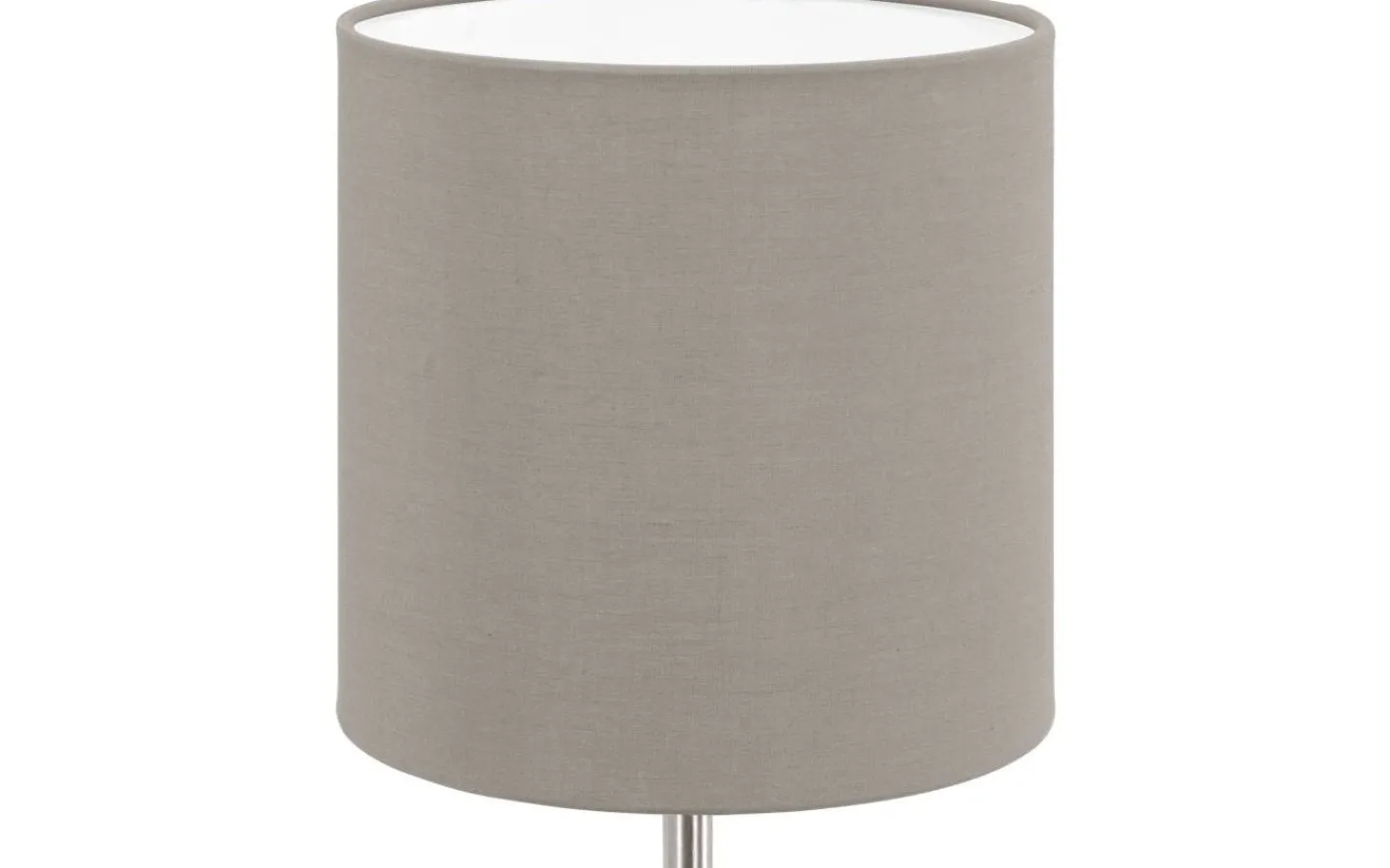 Bordslampor-Eglo Pasteri Bordslampa 40cm Nickel/Taupe