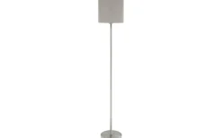 Golvlampor-Eglo Pasteri Golvlampa 158cm Matt Nickel/Taupe
