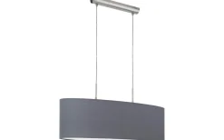 Avlånga Taklampor-Eglo Pasteri Taklampa 75cm Grå/Nickel