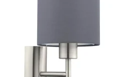 Lampetter-Eglo Pasteri Vägglampa Nickel/Grå