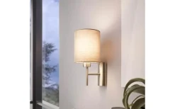 Lampetter < Eglo Pasteri Vägglampa Nickel/Taupe