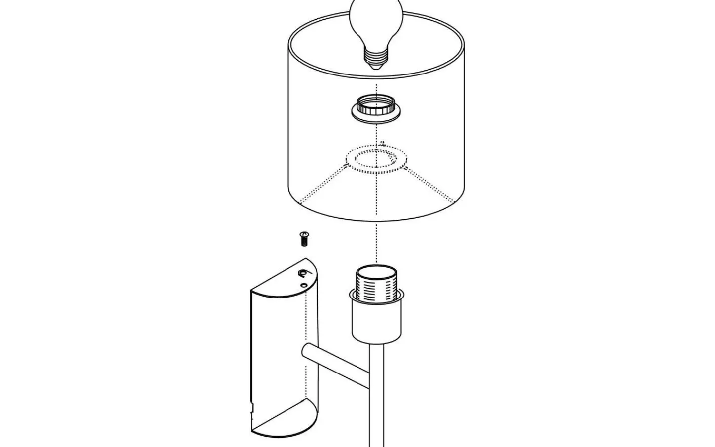 Lampetter < Eglo Pasteri Vägglampa Nickel/Vit