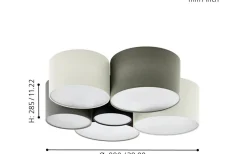Plafonder-Eglo Pastore Plafond 99cm Färgmix
