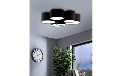 Plafonder < Eglo Pastore Plafond 99cm Svart