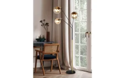 Golvlampor|Golvläslampor < Trio Lighting Paxton Golvlampa 3xE27 matt svart/guld