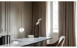 Skrivbordslampor-Trio Lighting Paxton Skrivbordslampa E27 krom