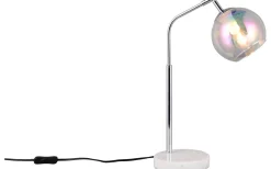 Skrivbordslampor-Trio Lighting Paxton Skrivbordslampa E27 krom