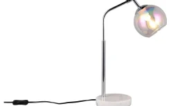 Skrivbordslampor-Trio Lighting Paxton Skrivbordslampa E27 krom