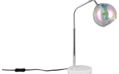 Skrivbordslampor-Trio Lighting Paxton Skrivbordslampa E27 krom