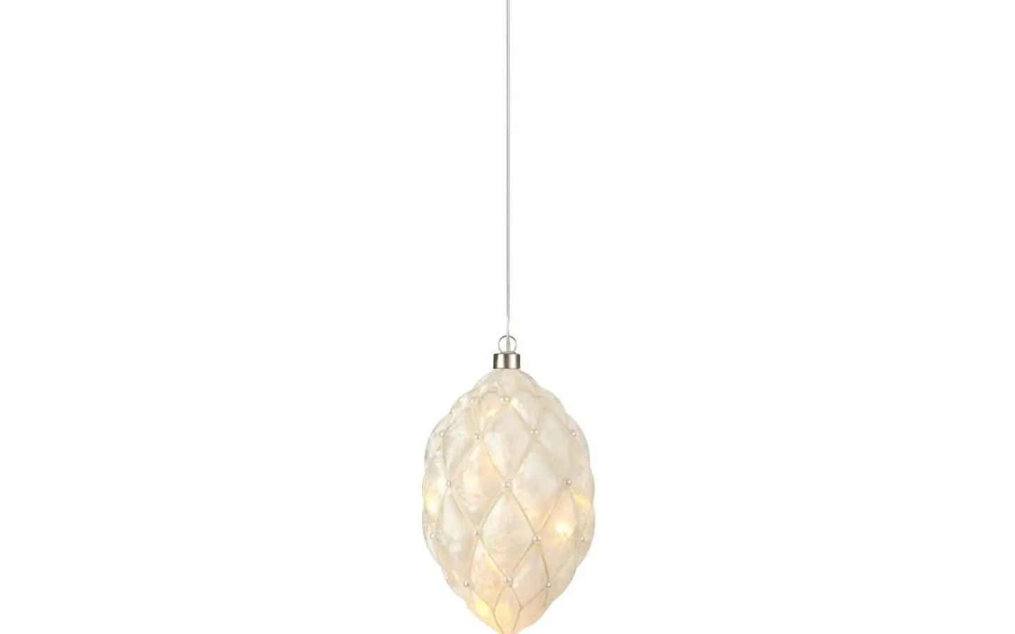 Batteri Julpynt Inomhus|Inomhusdekorationer Batteri-Markslojd Pearl Batteridriven Dekoration 12cm Vit