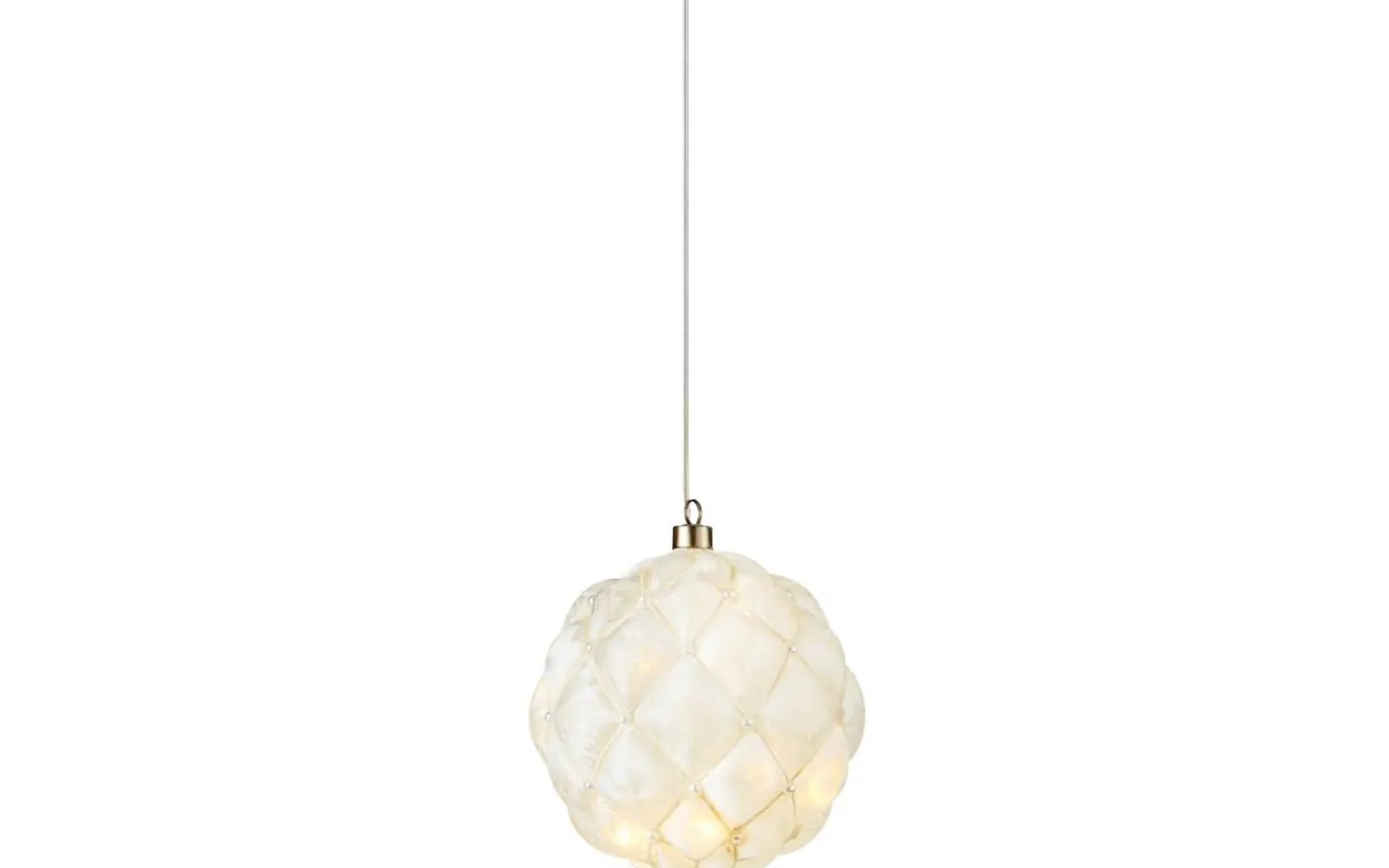 Batteri Julpynt Inomhus|Inomhusdekorationer Batteri < Markslojd Pearl Dekoration 15cm Vit
