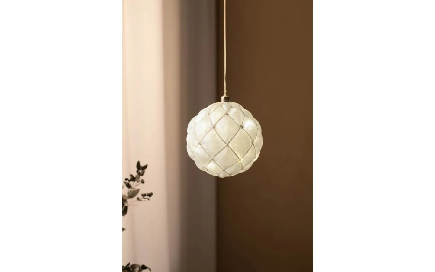 Batteri Julpynt Inomhus|Inomhusdekorationer Batteri < Markslojd Pearl Dekoration 15cm Vit