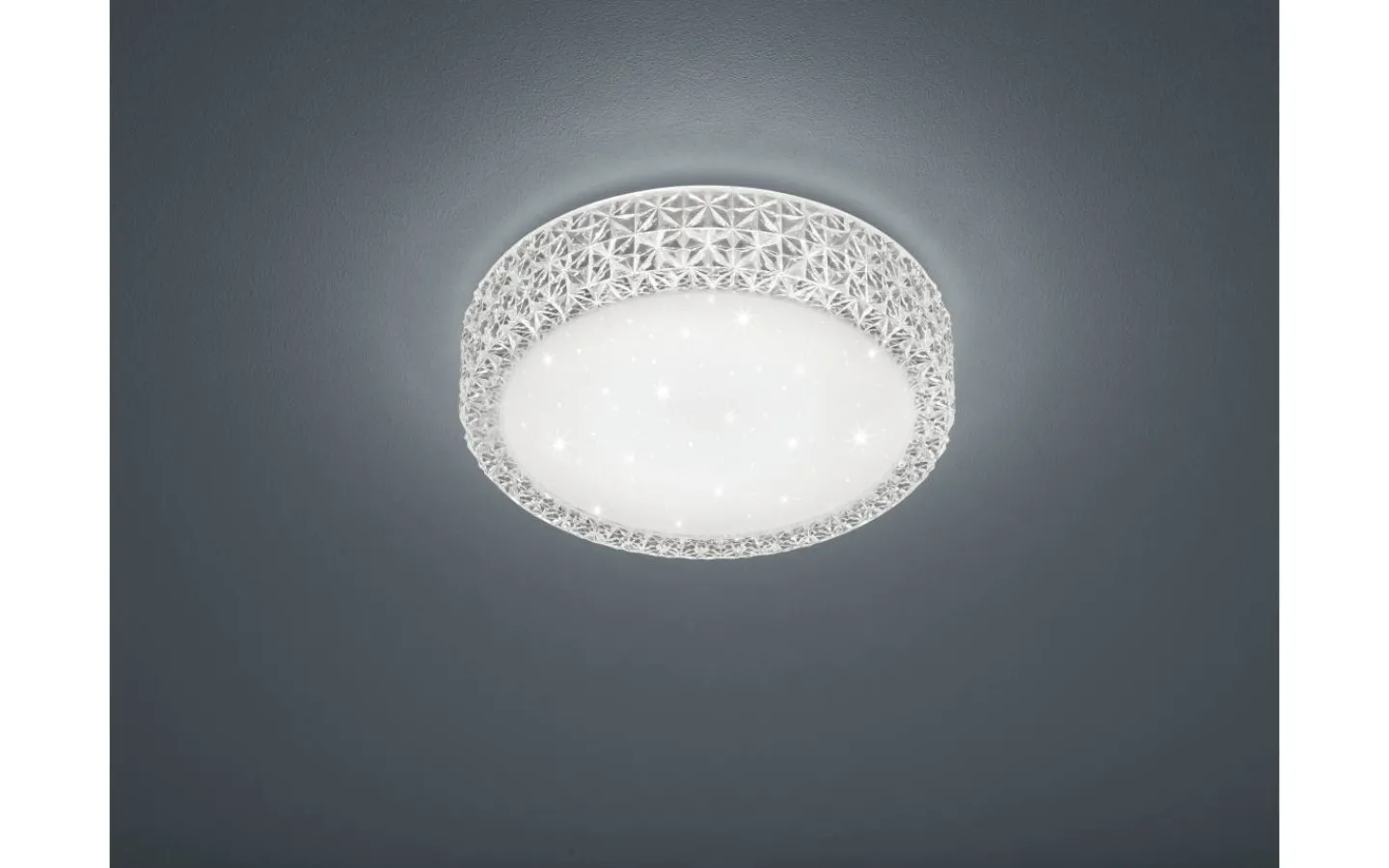 Plafonder-Reality Pegasus Plafond LED 28cm transparent